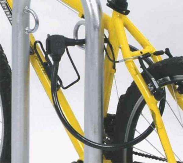 Fahrradständer Anlehnbügel Track Anschließmöglichkeit
